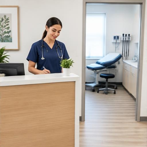 Illustration of a healthcare business