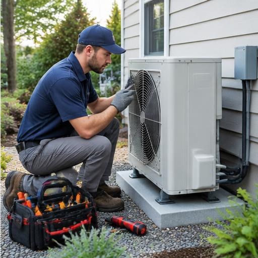 Illustration of a hvac services business